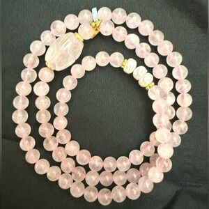 6mm Natural Rose Quartz Love Bracelet - Inspire & Attract Love